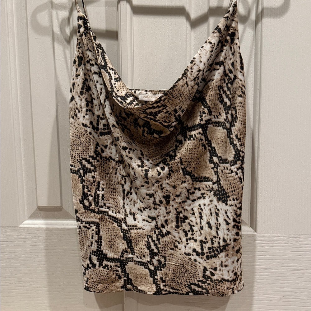 Snake Print Women's Top